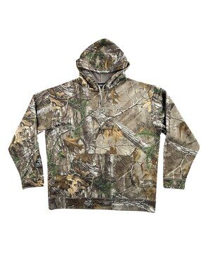 ScentBlocker Hoodie Mens Large Brown Realtree Xtra Camo Fleece Pullover Hunting